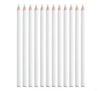 Lot de 12 crayons de marquage solubles dans l'eau pour tissu, cuir et matelassage - Stylos à craie effaçables pour couture, couture et loisirs créatifs - 7,5 cm