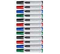 Lot de 12 crayons ergonomiques imperméables à indicateurs dynamiques permanents pour enseignants, apprenants, ateliers, fournitures scolaires et de bureau