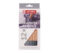 Lot De 12 Crayons Graphite Royal Talens Assortiment De Mines