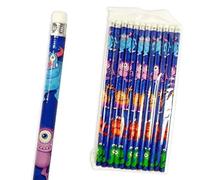 Lot de 12 crayons Monster
