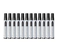 Lot de 12 crayons permanents dynamiques ergonomiques imperméables pour enseignants, apprenants, ateliers, étiquetage, indicateurs de fournitures scolaires