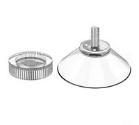 Lot de 12 crochets à ventouse en PVC transparent pour verre, miroirs et carrelages, 32 mm de diamètre, capacité de charge de 2 kg, réutilisables, retrait sans résidus, utilisation à la maison et à la