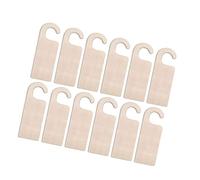 Lot de 12 crochets de porte en bois brut pour travaux manuels, panneau de bienvenue, avis d'occupation, décoration intérieure, panneaux de chambre d'hôtel
