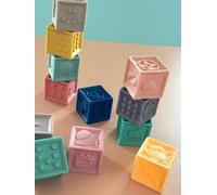 Lot de 12 cubes souples multicolore TU