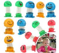 Lot de 12 décorations de crayons en plastique avec visages amusants pour les enseignants | Récompenses de devoirs pour les enseignants | Remplissage de boîtes de prix, prix de salle de adeaux