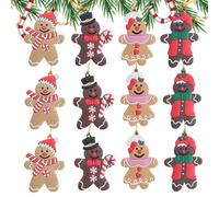 Lot de 12 décorations de Noël pour fête | Décoration de sapin de Noël pour maison, dîner, école, café, centre commercial, mariage, anniversaire, réunion de famille