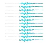 Lot de 12 décorations de sapin de Noël en acrylique transparent à suspendre pour les fêtes de fin d'année, centres de table, décorations de glace sans danger pour les enfants