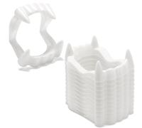 Lot de 12 Dents de Vampire pour Enfants - Dents de Vampire artificielles pour Enfants - Loup-Garou - Costume de déguisement - Cadeau de fête pour Halloween et Bal masqué