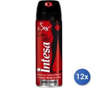 Lot De 12 Déodorant Spray Parfum Unisexe Intesa Ambra D'Arabia 125Ml