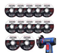 Lot de 12 disques à tronçonner 76 mm, disques flexibles, disques abrasifs, pour mini meuleuse d'angle, disque à tronçonner pour couper le métal, le bois, l'acier, le fer, l'acier inoxydable, la