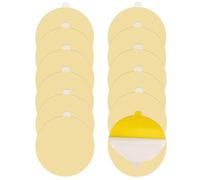 Lot de 12 disques adhésifs de rechange pour piège à puces d'intérieur de 18 cm pour la plupart des modèles de pièges à punaises de lit, lampes pour l'intérieur de votre maison, panneaux adhésifs ronds
