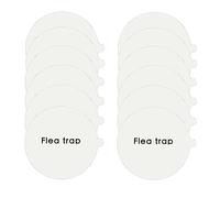 Lot de 12 disques de rechange pour piège à puces - Compatible avec Victor, Aspectek, bugMD et autres pièges à puces - Adhésifs de rechange - Insectes, puces, mouches, moustiques, respectueux de l'environnement