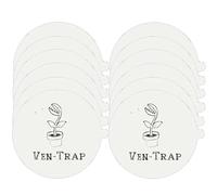 Lot de 12 disques de recharge pour piège à puces - Compatible avec Victor, bugMD, Aspect et autres pièges à puces - Tampons adhésifs de rechange - Bugs, puces, mouches, moustiques