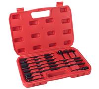 Lot de 12 douilles industrielles étendues avec surfaces lisses Outil pneumatique pour des opérations sûres dans des espaces de travail confinés Longueur étendue