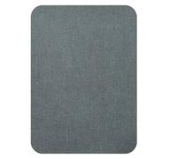 Lot de 12 écussons thermocollants gris foncé de 10,2 x 7,6 cm pour réparation de vêtements, pantalons, réparation intérieure et extérieure