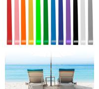 Lot de 12 élastiques en caoutchouc de silicone - 20,3 cm - Couleurs assorties - Épais - Résistants - Pour fournitures de bureau, livres, cahiers et boîtes