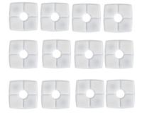Lot de 12 éléments de rechange pour distributeur d'eau pour chat - Filtration en 3 étapes - Compatible avec les fontaines pour animaux de compagnie