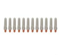 Lot de 12 embouts de soudage antiadhésifs pour accessoires de torche 15AK, 40 x 1 0 mm, réduisent l'accumulation de scories pour de meilleurs résultats