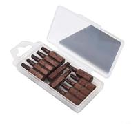 Lot de 12 embouts de tournevis Torx résistants aux violations avec trou, TS8 TS10 TS15 TS20, tige hexagonale magnétique en alliage d'acier pour perceuses électriques manuelles 25 mm (TS20)
