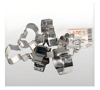 LOT DE 12 EMPORTES PIECES ASSORTIS POUR LA PATISSERIE DE NOEL SUR ANNEAU - LARES