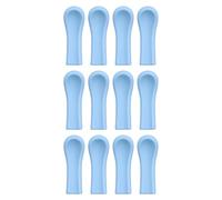 Lot de 12 en silicone pour nettoyer les oreilles | réutilisables pour retirer la d'oreille pour médiators visuels, accessoires d'otoscope, santé familiale