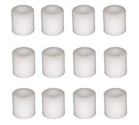 Lot de 12 entretoises en nylon blanc M4 x 10 mm de diamètre extérieur 8 mm