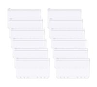 Lot de 12 enveloppes pour carnet de notes A6 à 6 trous, enveloppes pour l'argent de poche, accessoires de liaison économes en argent pour le rangement des reçus, sac de rangement autocollant