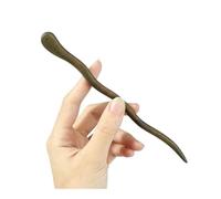 Lot de 12 épingles à cheveux chinoises vintage en bois de santal vert ethniques pour femmes et filles - Accessoires de coiffure (style 11)