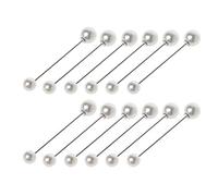 Lot de 12 épingles hijab de style musulman - Broche écharpe islamique - Pinces à perles - Accessoire turban - Cadeau approprié pour femme - Adorable broche, Einheitsgröße, comme décrit