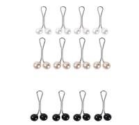 Lot de 12 épingles multicolores en forme de U pour écharpe hijab pour écharpe musulmane, châle, écharpe, broches, bijoux, broches et épingles, pour femmes, Métal, Non