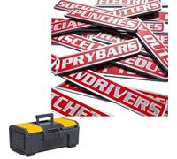 Lot de 12 étiquettes magnétiques pour boîte à outils - Étiquettes d'organisation réutilisables, étiquettes d'organisation de boîte à outils | Meilleure liberté de barrière, autocollants, réutilisables