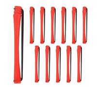 Lot de 12 fers à boucler sans chaleur pour cheveux longs avec élastiques - Outil sans chaleur - Accessoire portable pour une utilisation à la maison et en voyage