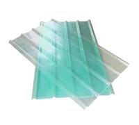Lot de 12 feuilles de toiture ondulées de 1 mm - Isolation thermique, protection solaire, imperméable et muette pour support de plantes, vérandas et panneaux de revêtement (12 pièces, 88,9 x 88,9 cm)
