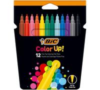 Lot De 12 Feutres Color Up - Couleurs Assorties - Pointe Fine