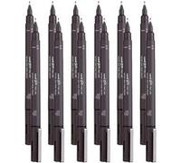Lot de 12 feutres de dessin uni pin - 0.5 mm - Gris Foncé - Uni-ball