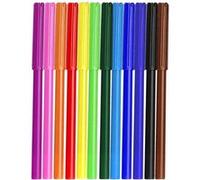 Lot de 12 Feutres Pointe Fine 2mm pour Coloriage / Dessin / Écriture Topwrite Multicolore G