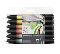 Lot De 12 Feutres Promarker Watercolour Tons Floraux Winsor Et Newton