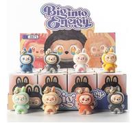 Lot de 12 Figurines Labubu Les Monstres - Boîtes Surprises Kawaii en PVC, Sac surprise, Cadeau Noël ou Anniversair