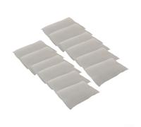 Lot de 12 filets de réparation de pare-chocs de voiture, 200 x 150 mm, grille métallique pour pare-chocs, kit de carrosserie, grille d'aération de capot - Argent, compatible avec automobile pour Pla