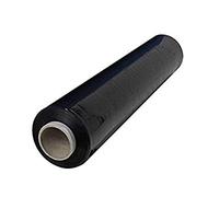 lot de 12 Film étirable pour palette NOIR 450 mm x 270 mètres pour palette - film préétiré emballage manuel noir opaque anti uv