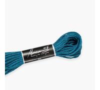 Lot de 12 fils de coton Luca-S - 165 / DMC 3809 / Anchor 1066