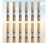 Lot de 12 filtres à cigarettes réutilisables en paille de blé avec filtre multiple pour cigarettes de taille standard Ø8 mm, cigarettes fines Ø6 mm et Ø5 mm