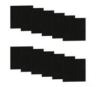 Lot de 12 filtres à compost avec charbon actif pour un contrôle efficace et une hygiène (carré : 165 x 165 x 10 mm)