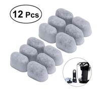 Lot de 12 Filtres à eau de charbon pour machines à café Cuisinart - Blanc - Filtres à eau