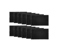 Lot de 12 Filtres Absorbants pour Poubelles, DéSodorisant Purifiant au Charbon Actif pour Poubelles, Seaux à Compost-Rectangle