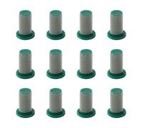 Lot de 12 filtres anti-gouttes en maille avec 100 buses de pulvérisation - Filtre cylindrique pour seringue à dos, machines de marquage de ligne