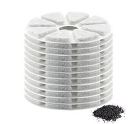 Lot de 12 filtres de fontaine pour chat Philips PAW3210/02 - Triple système de filtration - Accessoires pour chat - Filtre de rechange compatible avec fontaine à eau Philips