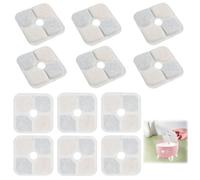 Lot De 12 Filtres De Remplacement Pour Fontaine À Eau Pour Chat Compatibles Avec Catit PIXI Triple Système De Filtration En Charbon Actif, Résine Échangeuse D’ions Et Coton Pour Une Eau Pure Et Fraîch