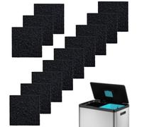 Lot de 12 Filtres Désodorisants pour Poubelles, Filtre à Charbon Actif Désodorisant au Charbon Actif Puissant Compatible avec les Poubelles EKO