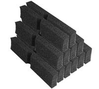 Lot de 12 filtres en mousse Fx4 de rechange compatibles avec filtre Fluval FX5/FX6, éponge bio pour aquarium (noir)